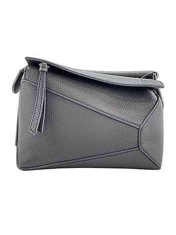 Loewe Loewe Puzzle Bag Mini 2-Way Handbag, Leather, Brown (view 2)