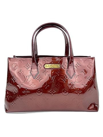Louis Vuitton Louis Vuitton Wilshire PM handbag, wine red. (view 2)