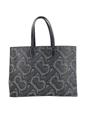 Burberry Burberry Monogram Canvas Tote Bag, Black (view 1)