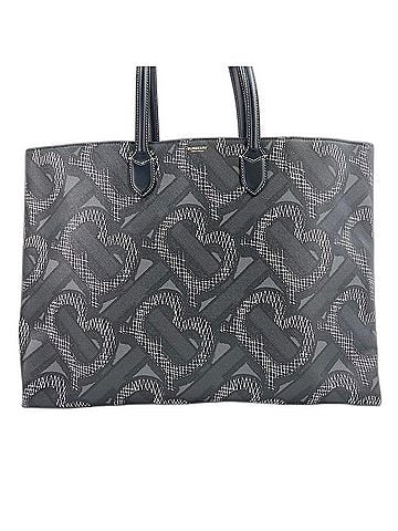 Burberry Burberry Monogram Canvas Tote Bag, Black (view 2)