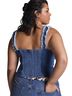 Pilcro 100% Cotton Blue Tank Top Size 3X - photo 3