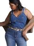 Pilcro 100% Cotton Blue Tank Top Size 3X - photo 1