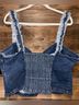 Pilcro 100% Cotton Blue Tank Top Size 3X - photo 6