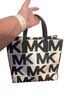 Michael Kors Print Black White Leather Tote One size - photo 2