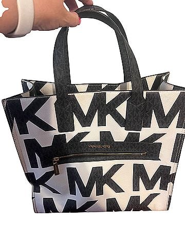 Michael Kors Leather Tote (view 1)