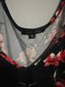 Papermoon Floral Multi Color Blue Sleeveless Top Size XL - photo 3