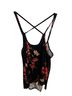 Papermoon Floral Multi Color Blue Sleeveless Top Size XL - photo 2