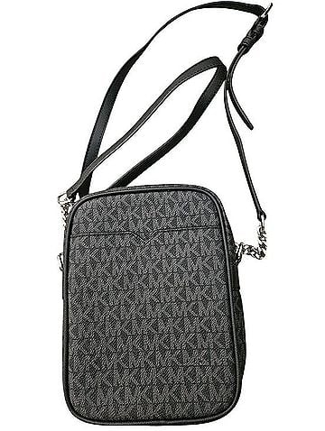 Michael Kors Jet Set Travel Medium Logo Crossbody Flight Bag Crossbody Bag (view 2)