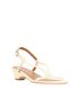 STAUD 100% Other White Tan Sandals Size 8 - photo 1