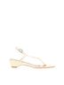 STAUD 100% Other White Tan Sandals Size 8 - photo 2