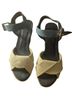 Guess 100% Fabric Multi Color Blue Wedges Size 10 - photo 1