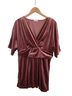 Kiyonna Burgundy Pink Blouse Size 1X - photo 6