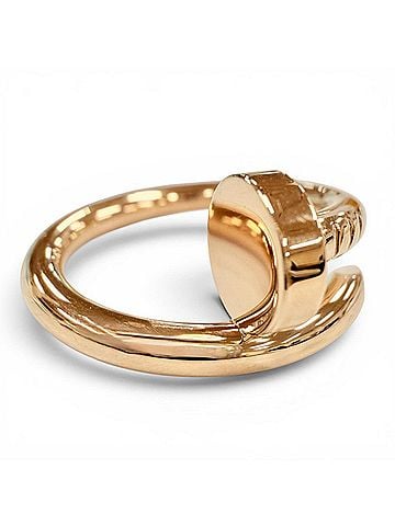 Cartier Cartier JMZ127 Juste un Clou Classic Ring AU750 (PG) Current Model Pink Gold Weight 7.1g Women's (view 1)