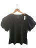 Gap Black Short Sleeve Blouse Size XL - photo 1