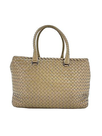 Bottega Veneta Bottega Veneta Intrecciato Leather Handbag, Beige (view 1)