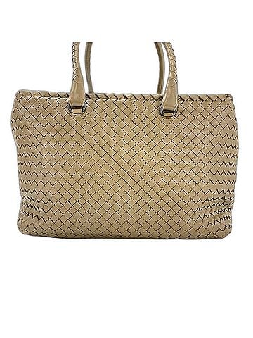 Bottega Veneta Bottega Veneta Intrecciato Leather Handbag, Beige (view 2)