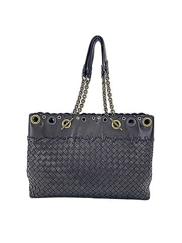 Bottega Veneta Bottega Veneta Intrecciato Shoulder Bag, Leather, Purple (view 2)
