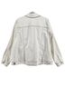 LOGO by Lori Goldstein Polka Dots Floral White Brown Jacket Size 14 - photo 2
