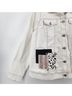 LOGO by Lori Goldstein Polka Dots Floral White Brown Jacket Size 14 - photo 8