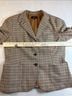 Talbots 55% Polyester 45% Wool 25% Other 5% Spandex 100% Polyester Plaid Multi Color Blazer Size 14 - photo 5