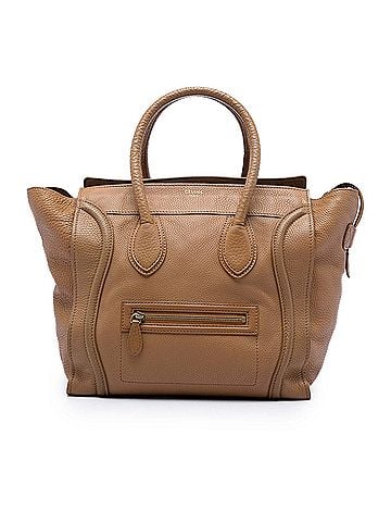 Céline Mini Grained Calfskin Luggage Tote (view 1)