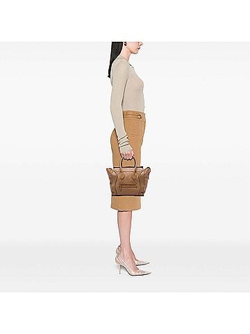Céline Mini Grained Calfskin Luggage Tote (view 2)