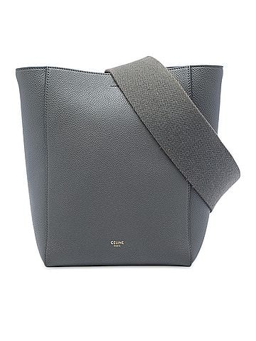Céline Small Soft Grained Calfskin Seau Sangle Bucket Bag (view 1)