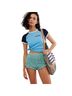 Free People Blue Green Shorts Size S - photo 1