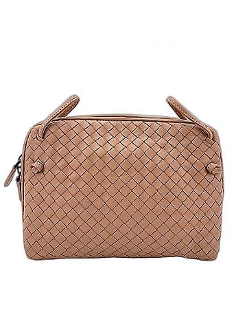 Bottega Veneta Bottega Veneta Intrecciato Shoulder Bag, Leather, Beige (view 2)