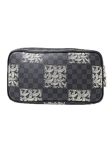 Louis Vuitton Louis Vuitton LOUIS VUITTON Men's Handbag, Brand Clutch Bag, Second Damier Graphite, Christopher Nemeth, Pochette Volga, Black, N61228, Mini Bag (view 2)