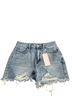 Shein Blue Denim Shorts Size 29 waist - photo 1