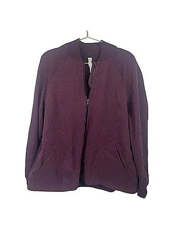 Lululemon Athletica Bomber Fleece Sweatshirt Jacket Fleece (view 1)