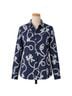 Chico's Floral Blue White Long Sleeve Button-Down Shirt Size 16 - photo 1