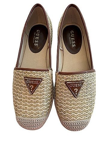 Guess Slip-On Raffia Shoe Flats (view 1)