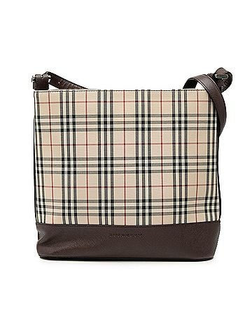 Burberry House Check Canvas Shoulder Bag (view 1)