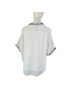 ALLSAINTS 100% Silk Tie-dye White Blue Blouse Size 6 - photo 2