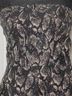 Express Snake Print Black Brown Cocktail Dress Size 12 - photo 8