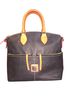 Dooney & Bourke Black Brown Leather Satchel One size - photo 1