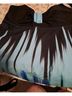 SWIM 365 100% Rayon Ombre Bow Print Black Blue Two Piece Swimsuit Size 3X - photo 3