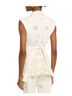 Veronica Beard 100% Cotton Floral Ivory Vest Size 10 - photo 2