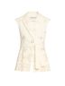 Veronica Beard 100% Cotton Floral Ivory Vest Size 10 - photo 3