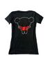 Doe 100% Cotton Graphic Black T-Shirt Size S (tall) - photo 2