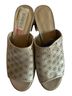 Jack Rogers Solid Silver Gold Mule/Clog Size 9 - photo 1