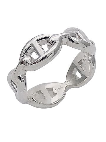 Hermès Hermes HERMES Ring Chaine d'Ancre Enchainée Women's Men's Brand SV925 Silver #51 Approx. 1 piece of jewelry (view 1)