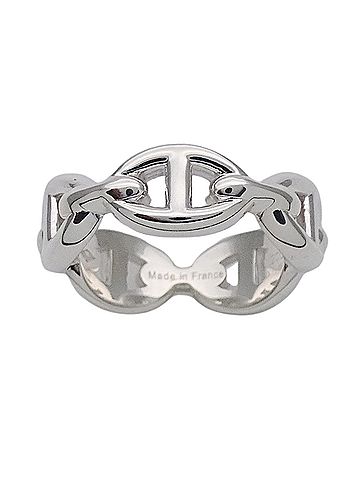 Hermès Hermes HERMES Ring Chaine d'Ancre Enchainée Women's Men's Brand SV925 Silver #51 Approx. 1 piece of jewelry (view 2)