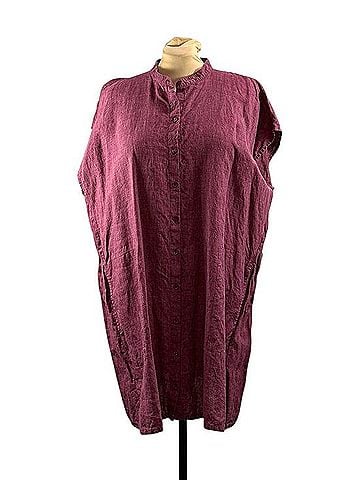 Eileen Fisher Organic Linen Shirtdress Casual Dress (view 1)