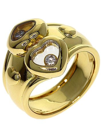 Chopard Chopard Happy Diamonds Ring, 18K Yellow Gold, Women's (view 2)