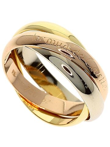 Cartier Cartier Trinity #52 Ring - 18K Yellow Gold/18K Pink White Gold Women's CARTIER (view 1)