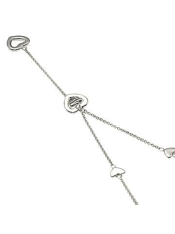 Tiffany & Co. Tiffany &amp; Co. Heart Link Lariat Necklace, Silver, Women's. (view 2)