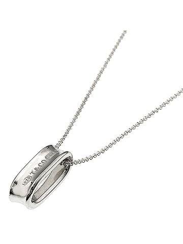 Tiffany & Co. Tiffany &amp; Co. 1837 Oval Loop Necklace, Silver, Women's. (view 1)